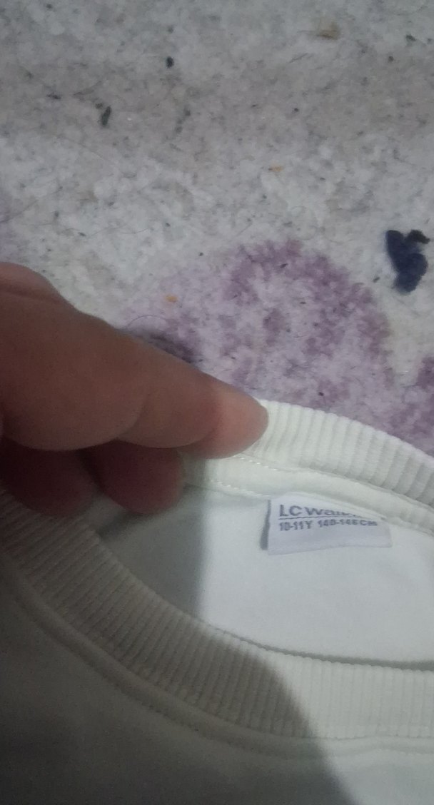 Beyaz Baskılı Kadın Sweatshirt..10.11.yas - Görsel 3