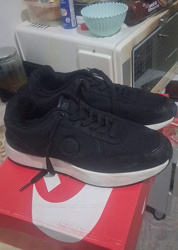 Siyah Kadın Spor Ayakkabı kinetix - Görsel 4