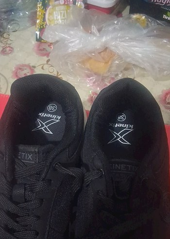 Siyah Kadın Spor Ayakkabı kinetix - Görsel 2