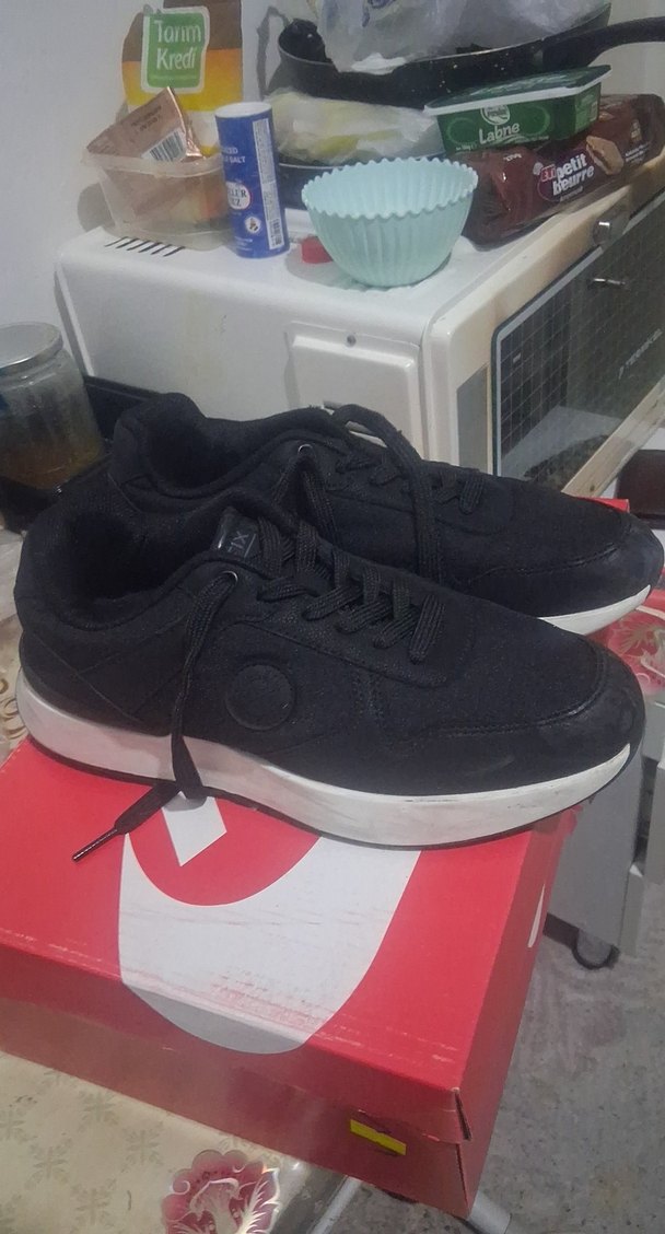 Siyah Kadın Spor Ayakkabı kinetix - Görsel 4