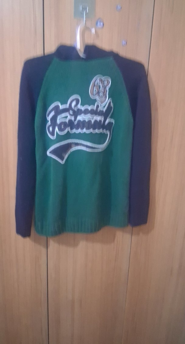 Erkek Çocuk Yeşil Kapüşonlu Triko Sweatshirt - Görsel 5