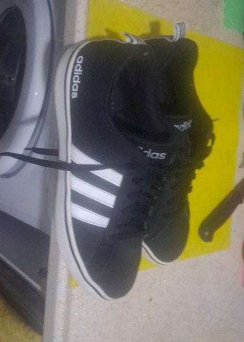 Siyah Gri Çizgili Erkek Spor Ayakkabı - Görsel 2