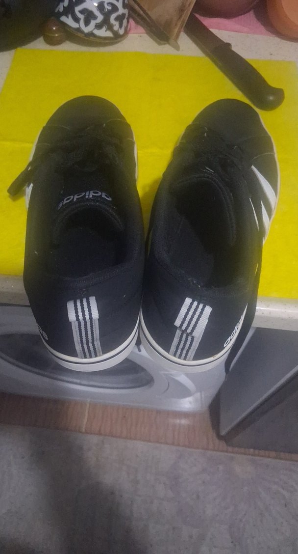 Siyah Gri Çizgili Erkek Spor Ayakkabı - Görsel 3