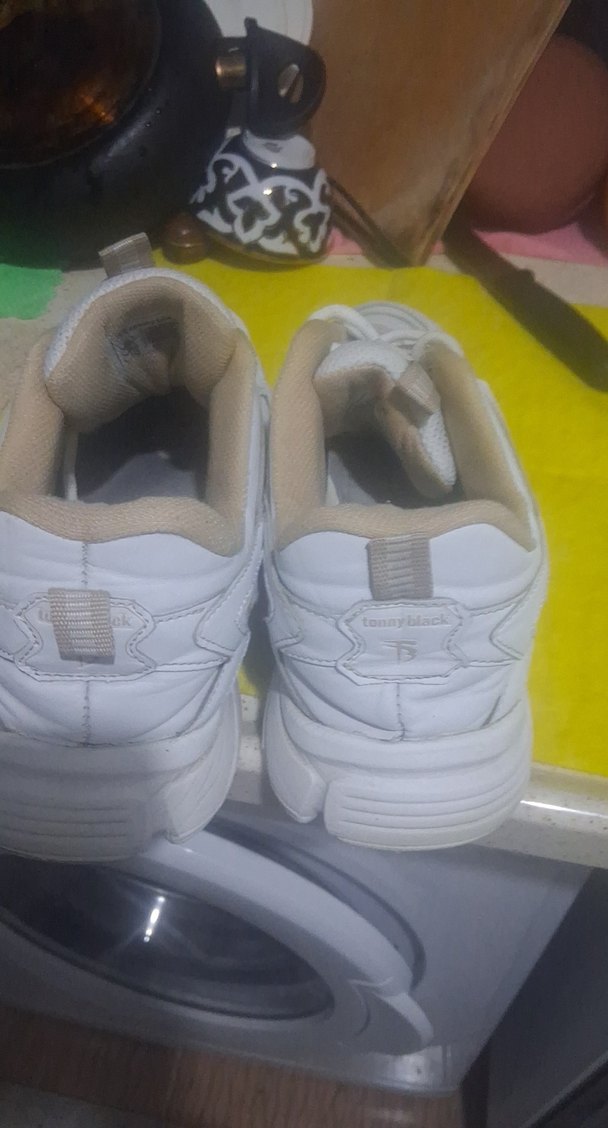 Beyaz Bağcıklı erkek Spor Ayakkabı - Görsel 4