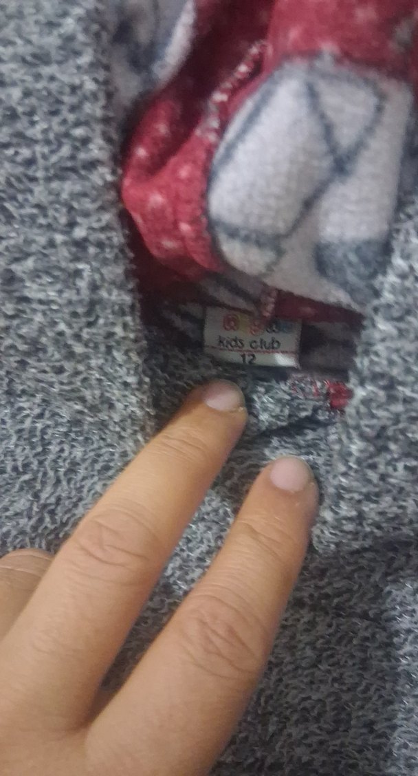 Erkek Çocuk Gri Desenli Rahat Eşofman Takımı - Görsel 4