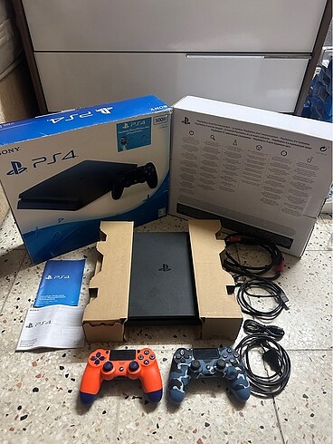 +71 OYUNLU PS4 SLİM 500 GB ÇİFT KOL