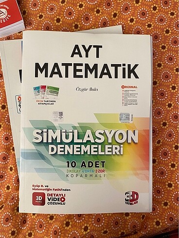 ayt matematik deneme 3d yayınları