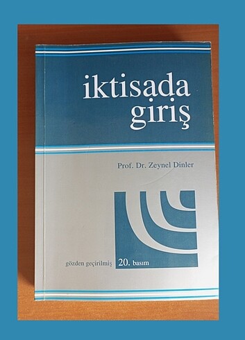 Zeynel Dinler İktisada Giriş 