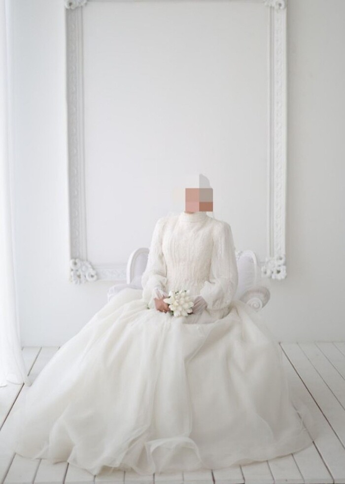 Helen. tesettür gelinlik - Görsel 2