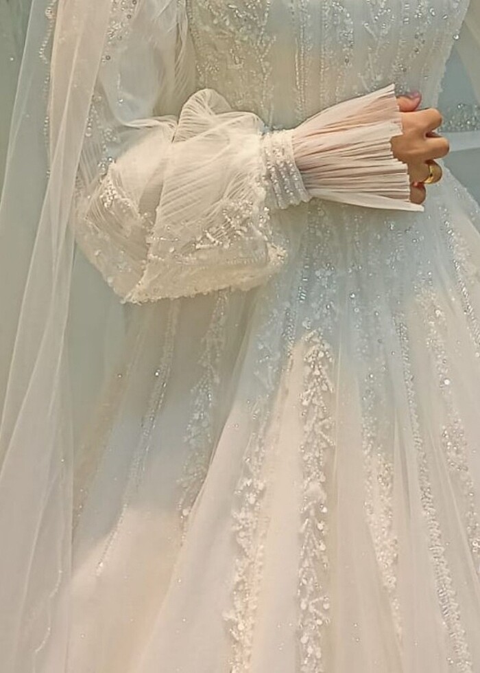 Helen. tesettür gelinlik - Görsel 4