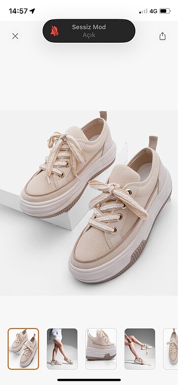 Marjin kadın sneaker