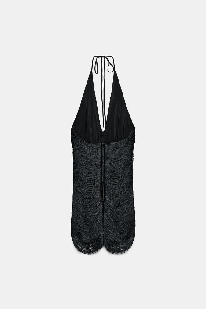 Siyah Renkli Mini  Elbise - Görsel 4