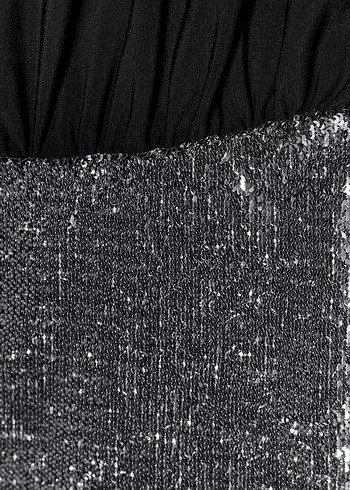 Gümüş Pullu Elbise - Görsel 5