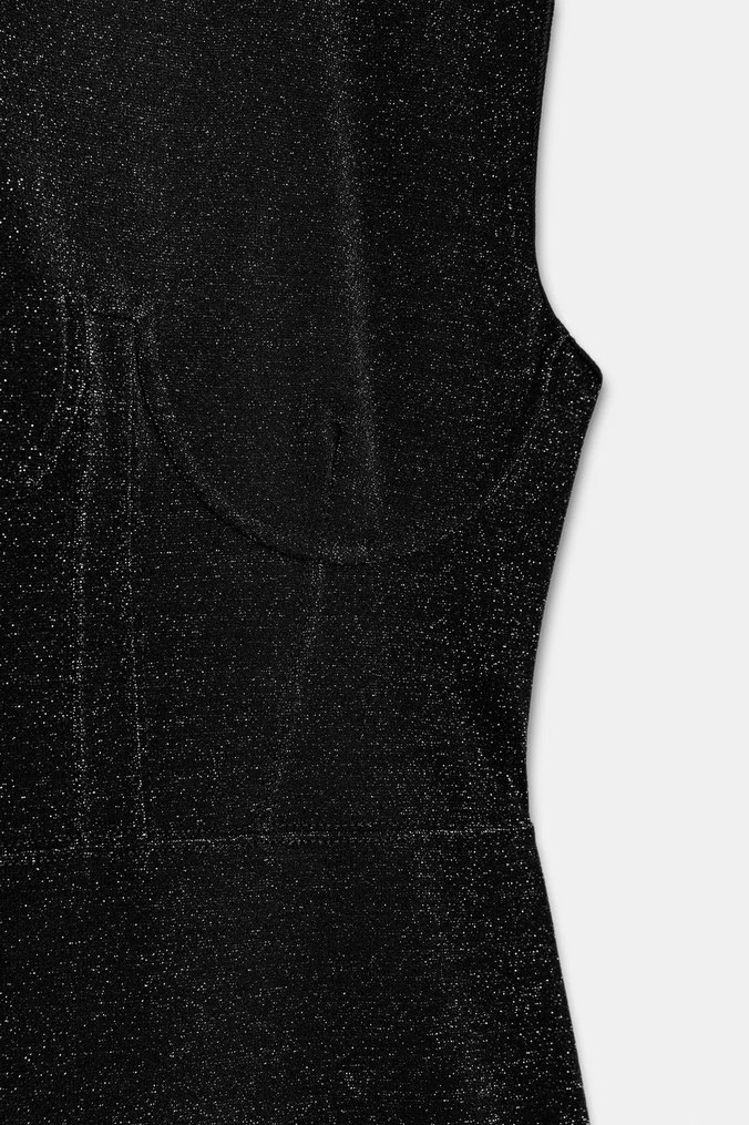 Zara parıltılı elbise - Görsel 3