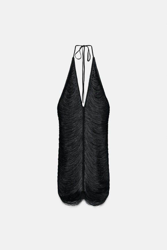 Siyah Renkli Mini Elbise - Görsel 3