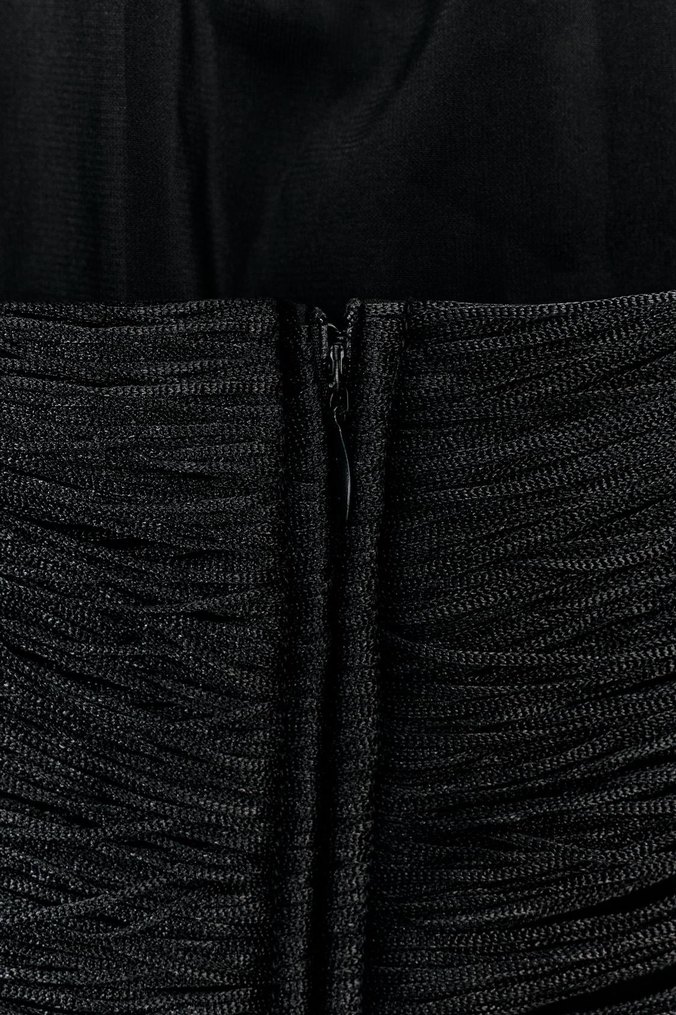 Siyah Renkli Mini Elbise - Görsel 5