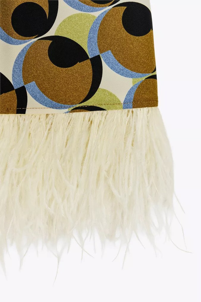 Kürk Detaylı Mini Elbise - Görsel 3