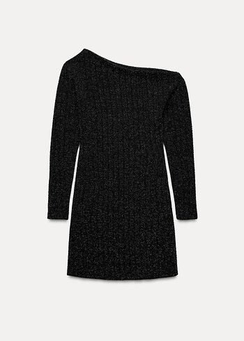 Zara Siyah Renkli Elbise - Görsel 4