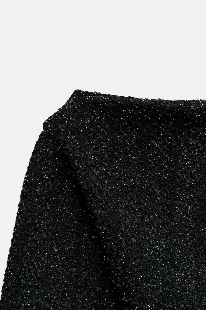 Zara Siyah Renkli Elbise - Görsel 5