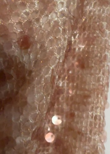 Altın Renk Drapeli Uzun Abiye Elbise - Görsel 11