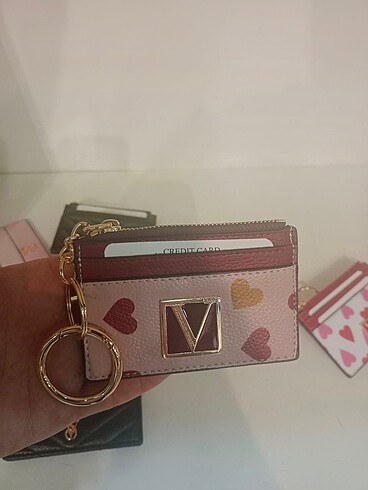 Pembe renkli kalpli kartlık