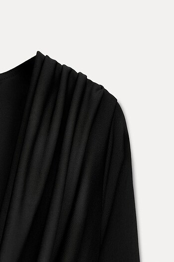 Zara Siyah Renkli Elbise - Görsel 3