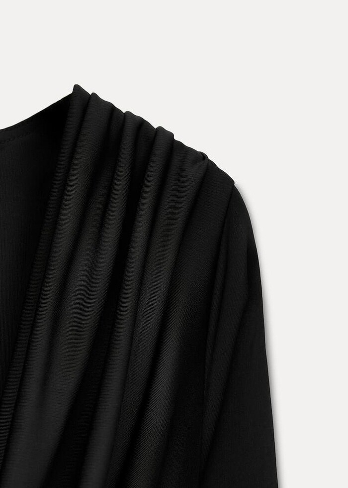 Zara Siyah Renkli Elbise - Görsel 3