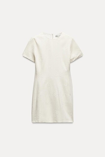 Zara İşlemeli Elbise - Görsel 5