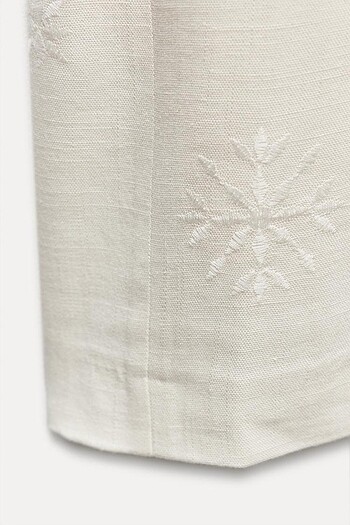 Zara İşlemeli Elbise - Görsel 8