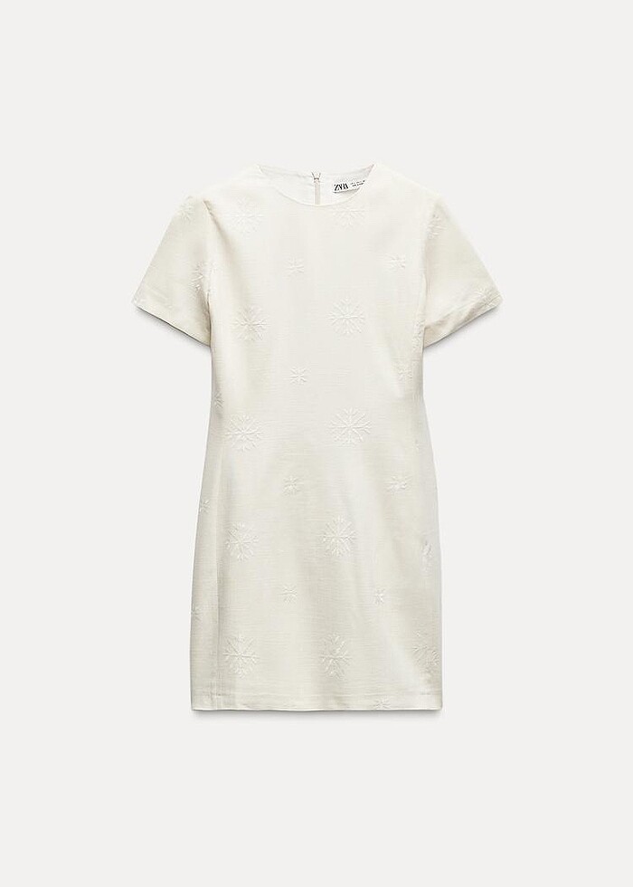 Zara İşlemeli Elbise - Görsel 5