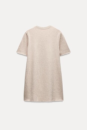 Zara Bej Rengi Elbise - Görsel 2