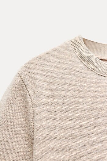 Zara Bej Rengi Elbise - Görsel 3