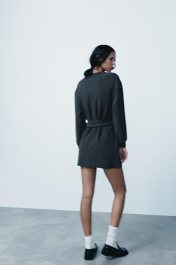 Zara Kemerli Elbise - Görsel 2