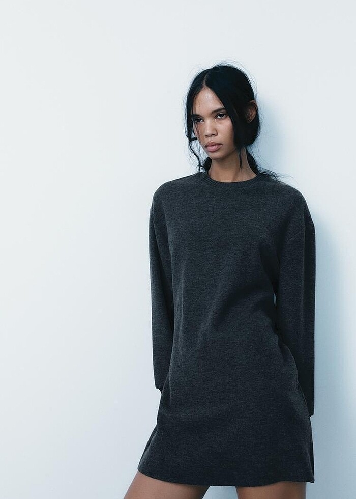 Zara Kemerli Elbise - Görsel 5