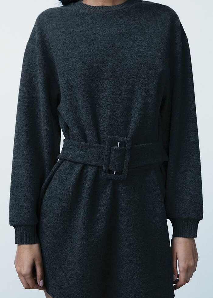 Zara Kemerli Elbise - Görsel 2