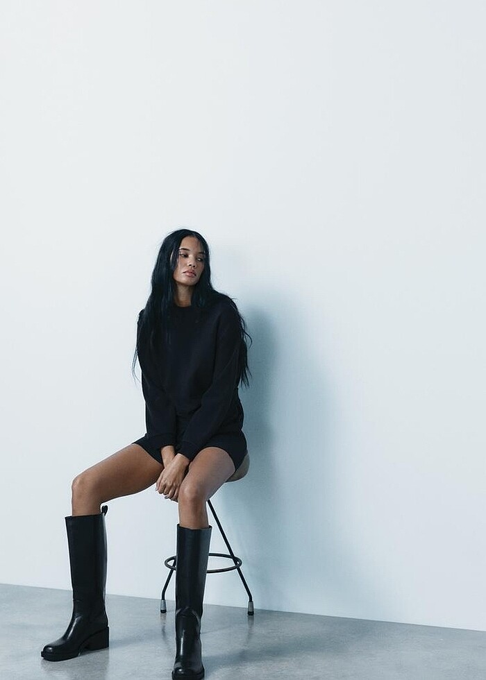 Zara Kemerli Elbise - Görsel 5