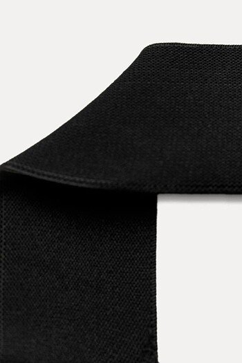 Zara taşlı siyah elbise - Görsel 8