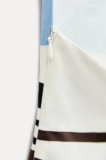 Zara Çok Renkli Elbise - Görsel 10