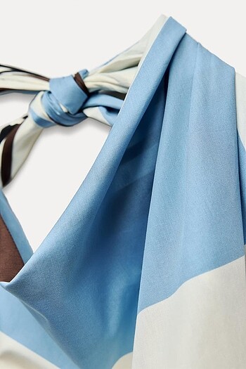 Zara Çok Renkli Elbise - Görsel 8