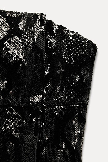 Zara Pullu Elbise - Görsel 5