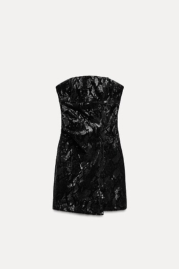xl Beden Zara Pullu Elbise