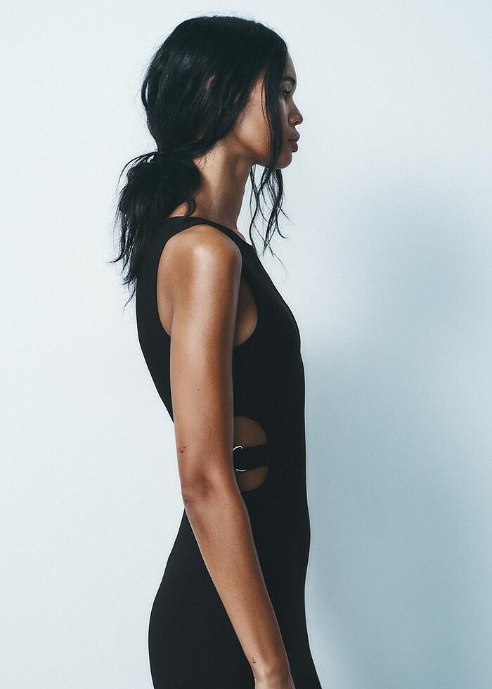 Zara Pencere Detaylı Elbise - Görsel 4