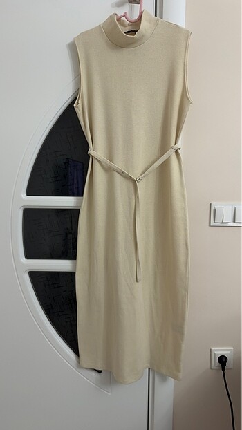 Zara Kemerli Elbise - Görsel 3