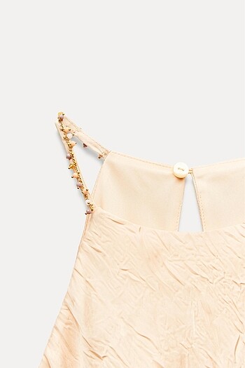 Zara Boncuklu Elbise - Görsel 6