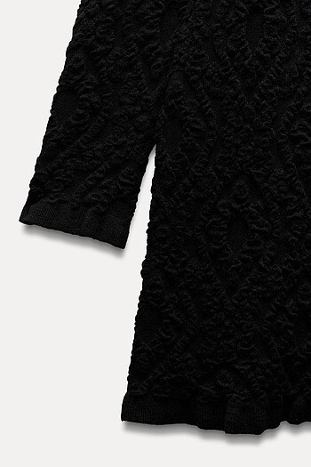 Zara Siyah Renkli Elbise - Görsel 9