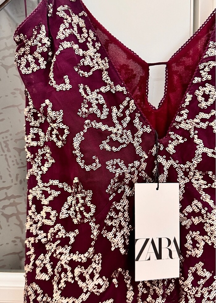 Zara Pullu Elbise - Görsel 3