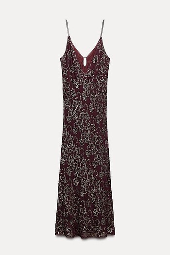 Zara Pullu elbise - Görsel 6