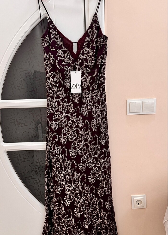 Zara Pullu elbise - Görsel 4