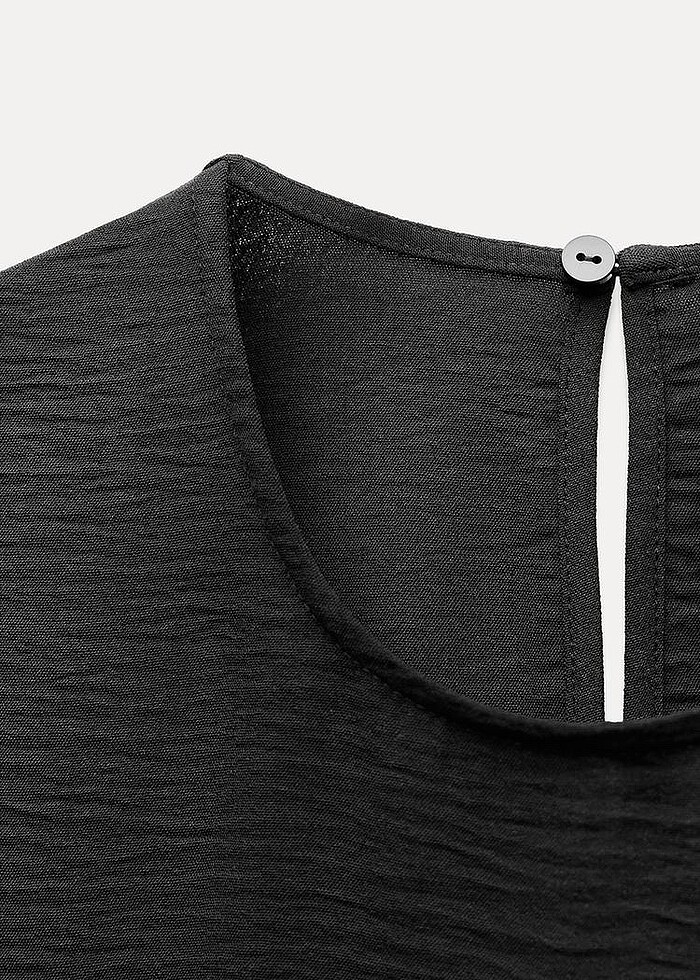 Zara Siyah Renkli Elbise - Görsel 4