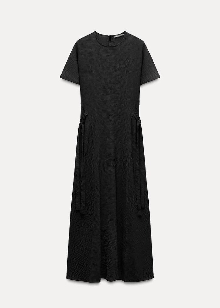 Zara Siyah Renkli Elbise - Görsel 2